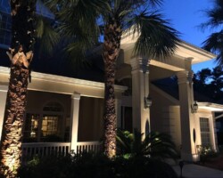 Transform your Hilton Head home’s exterior with professional outdoor lighting designed for elegance and safety. High-quality outdoor lighting enhances home aesthetics and security for this Hilton Head Island home.